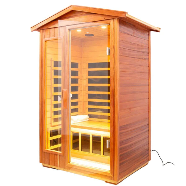 wearwell-902vt 2 person outdoor infrared sauna
