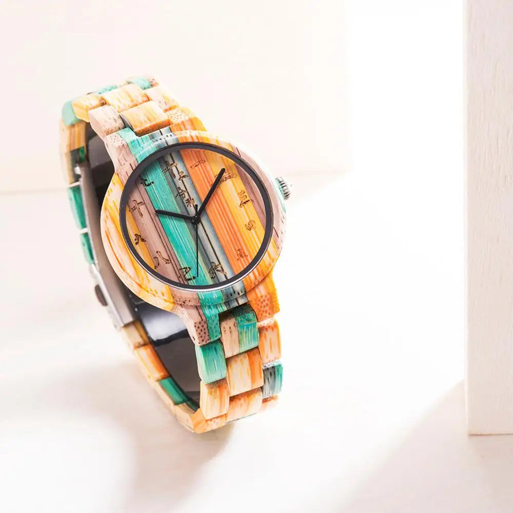 BOBO BIRD Wooden Couple Quartz Watches For Men Fashion Ladies Wristwatch relogio feminino Gift Vintage Timepieces Drop Shipping
