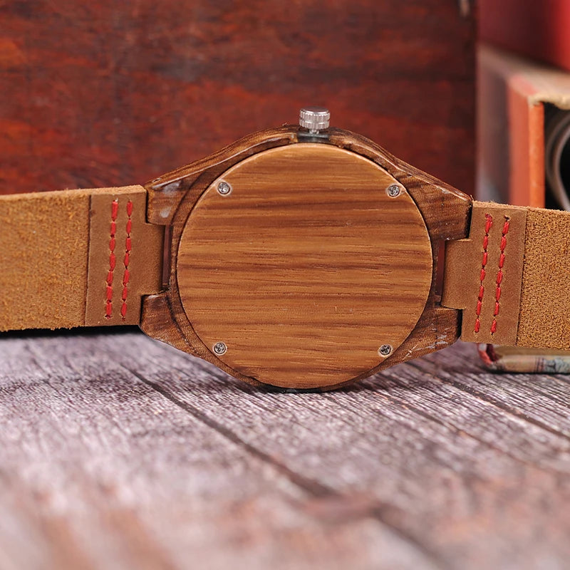 BOBO BIRD Wood Watch Men relogio masculino Special Design Timepieces Quartz Watches in Wooden Gifts Box W-Q05 DROP SHIPPING