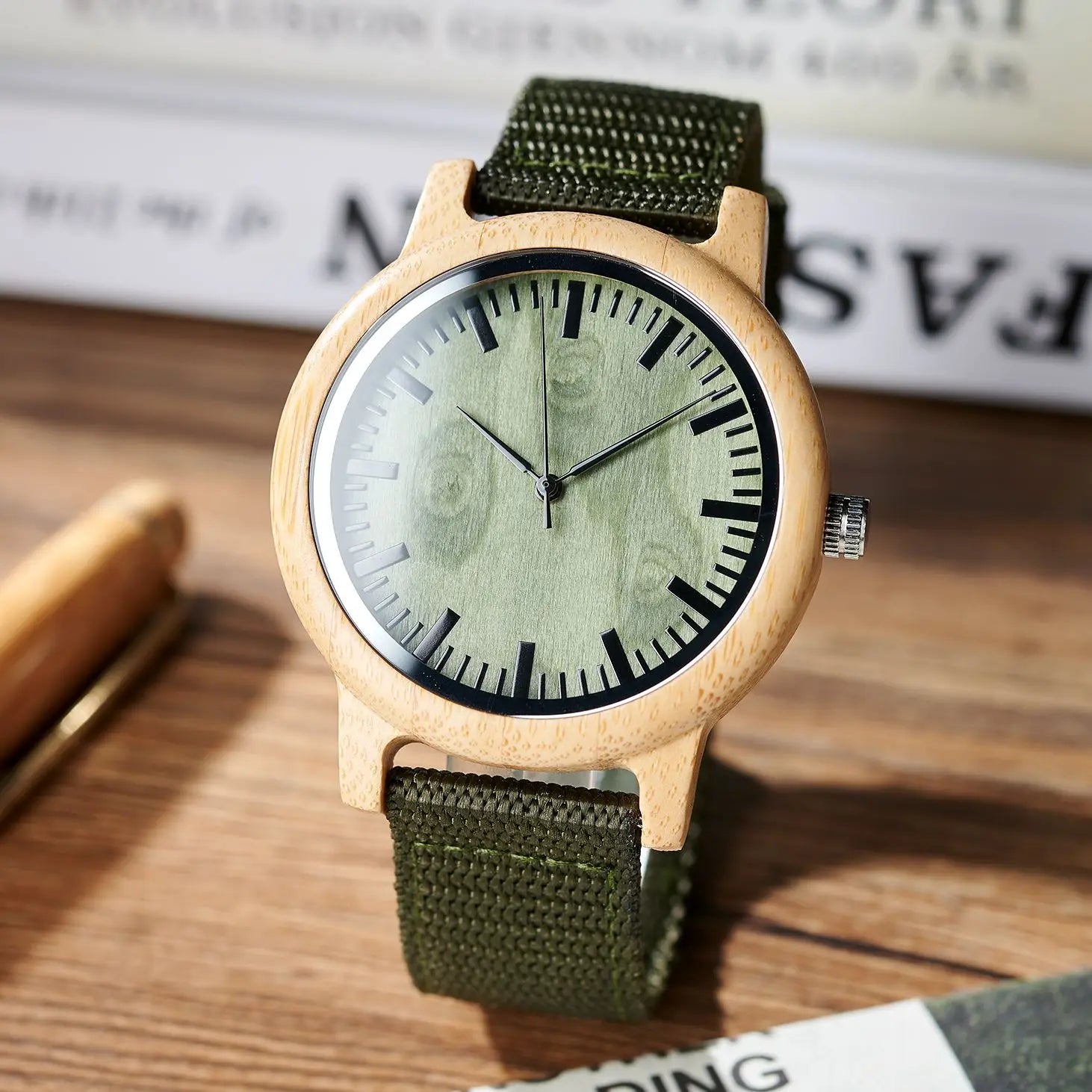 BOBO BIRD Stylish Wooden Watches for Men & Women Leather Strap Quartz Watches Support Drop Shipping