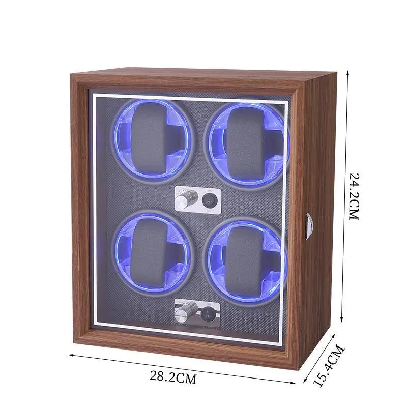 Watch Winder For Automatic Watches Box Mechanical Watches Rotator Holder Wood Case Winding Cabinet Storage Luxury Display Boxes