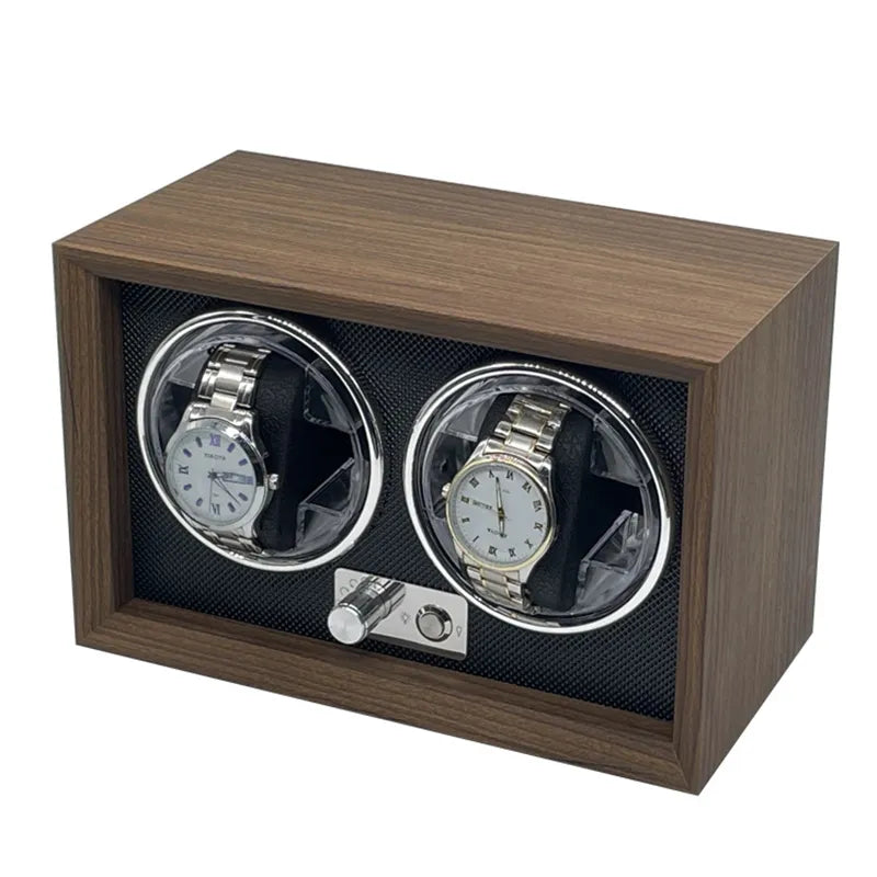 Watch Winder Box Automatic Usb Power Luxury Wooden Watch Box Suitable For Mechanical Watches Quiet Rotate Electric Motor Boxes