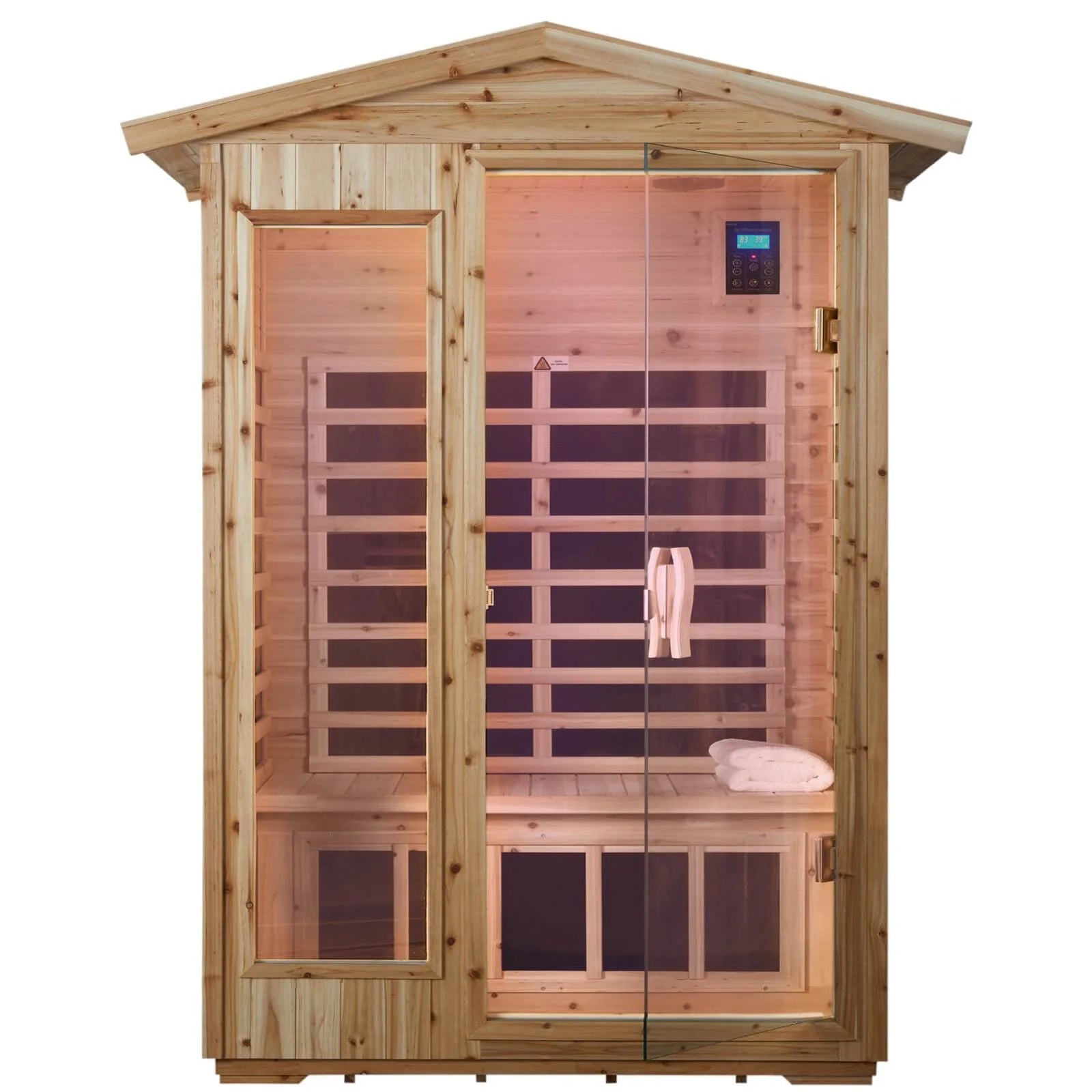 Garner-902VS 2 Person Outdoor Infrared Sauna